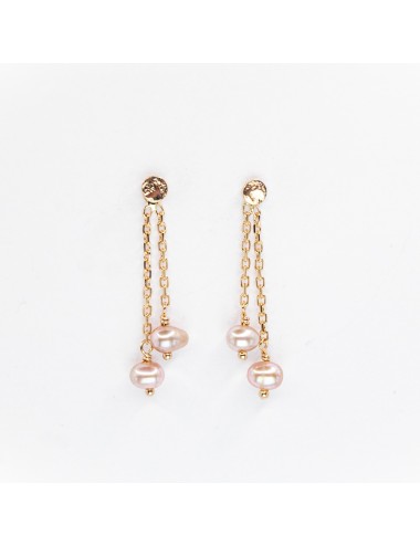 Boucles d’oreilles duo d’éclat lavande - Or jaune 750 millièmes (18 carats)