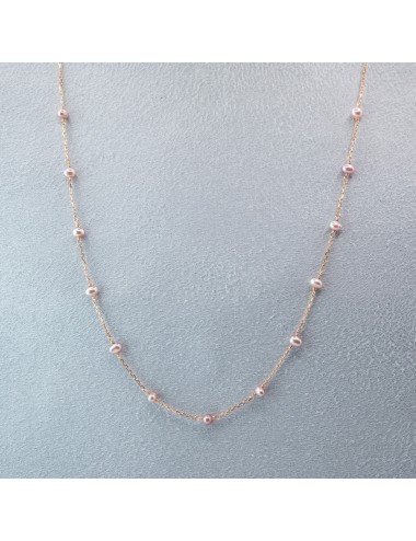 Collier douceur rosée - Or Rose 750 millièmes (18 carats)