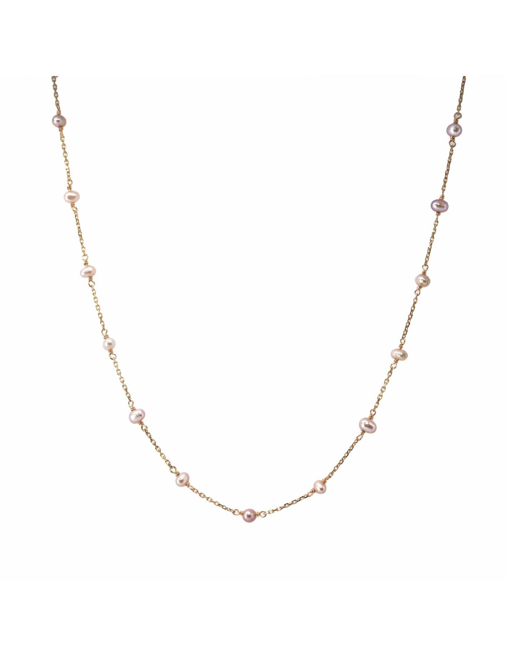 Collier douceur rosée - Or Rose 750 millièmes (18 carats)