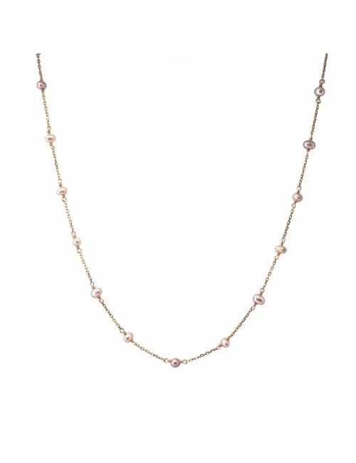 Collier douceur rosée - Or Rose 750 millièmes (18 carats)