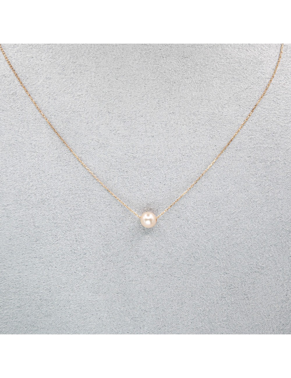 Collier mélodie lavande - Or jaune ou rose 750 millièmes (18 carats)