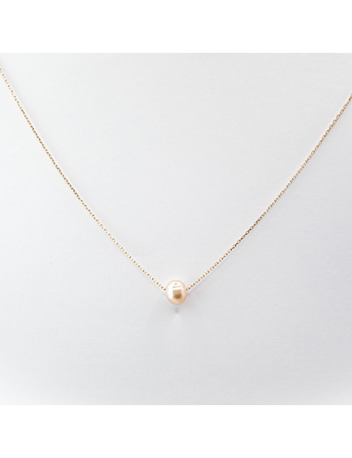 Collier mélodie lavande - Or jaune ou rose 750 millièmes (18 carats)