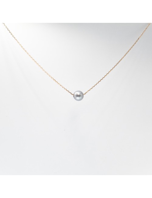 Collier mélodie grise - Or jaune ou rose 750 millièmes (18 carats)