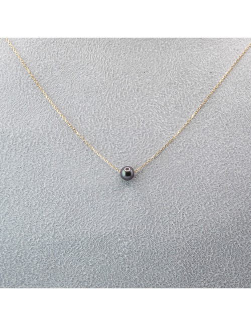 Collier mélodie akoya - Or jaune ou rose 750 millièmes (18 carats)