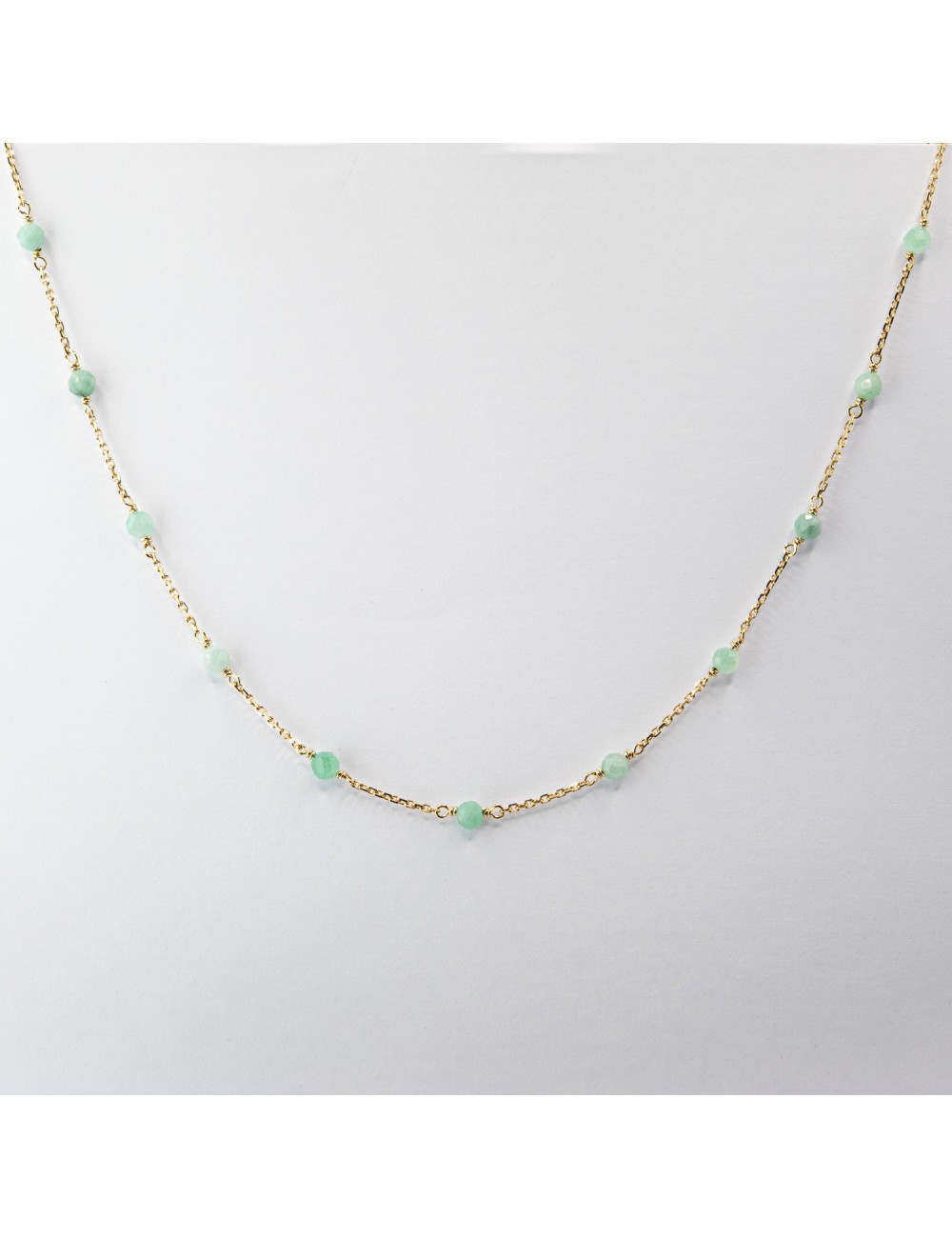 Collier émeraudes enchantées - Or jaune 750 millièmes (18 carats)