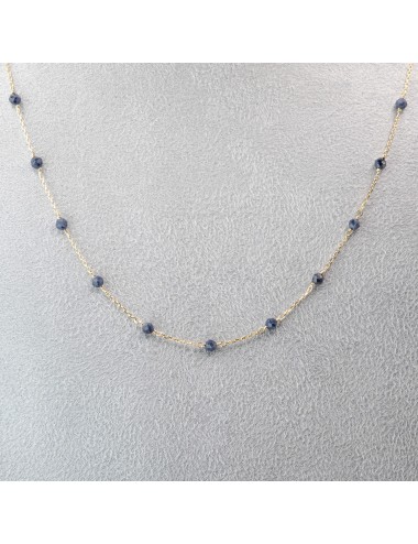 Collier saphirs enchantées - Or jaune 750 millièmes (18 carats)