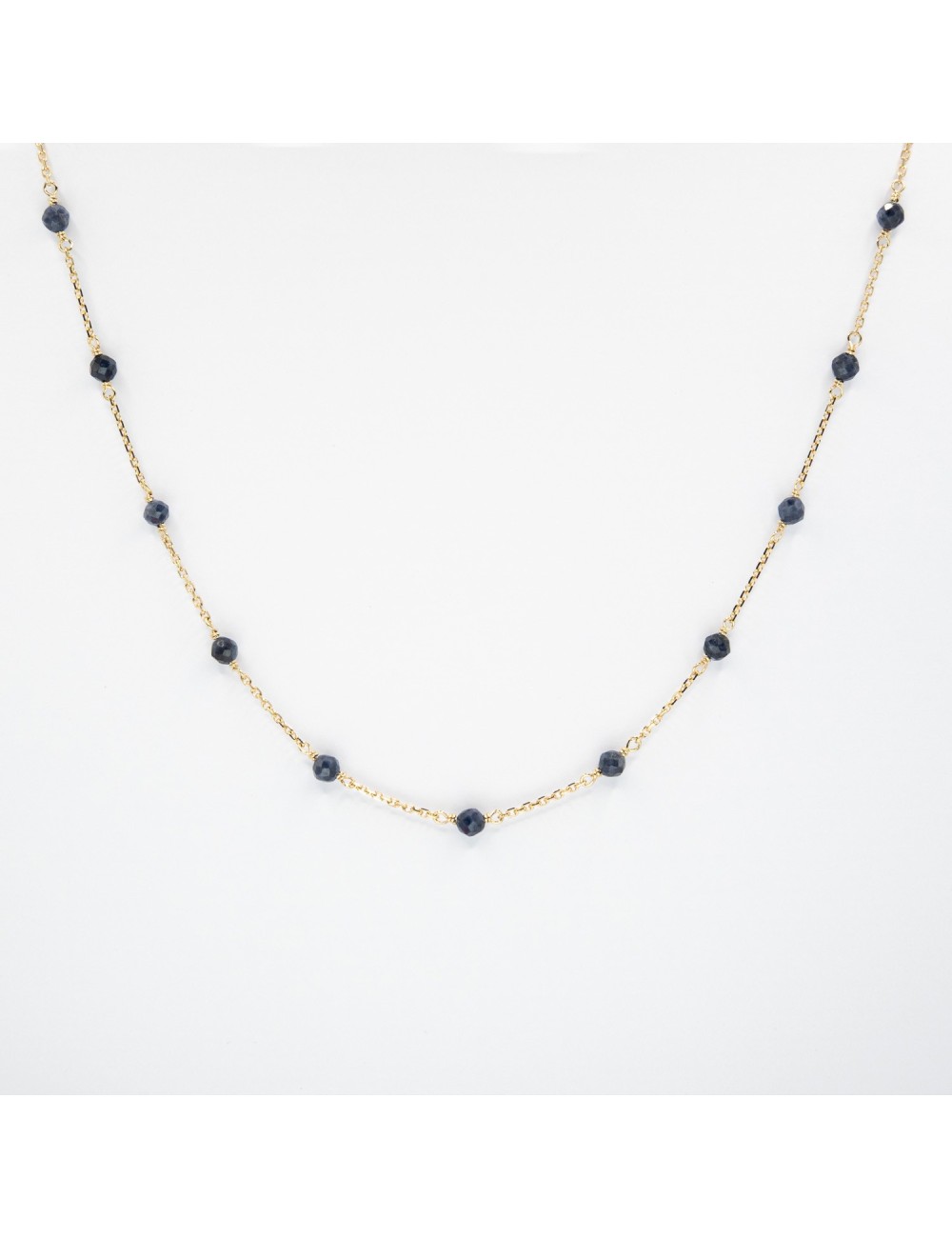 Collier saphirs enchantées - Or jaune 750 millièmes (18 carats)