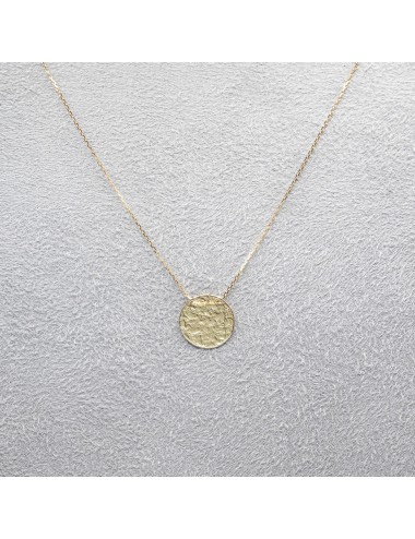 Collier rond sauvage brut - Or jaune 750 millièmes (18 carats)