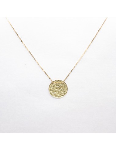 Collier rond sauvage brut - Or jaune 750 millièmes (18 carats)