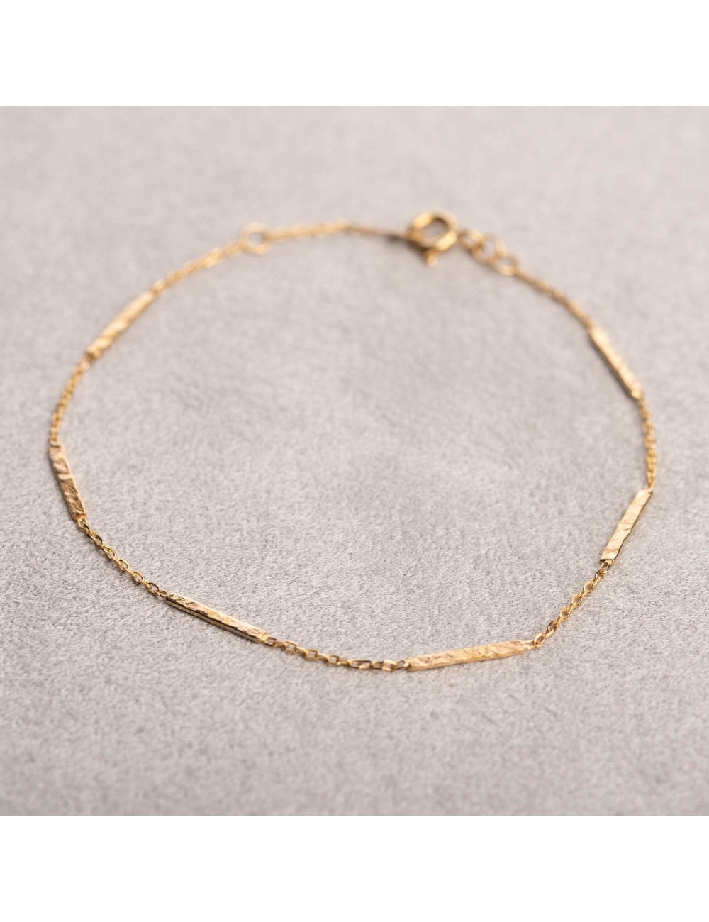 Bracelet fil rebel grungé - Or jaune 750 millièmes (18 carats)