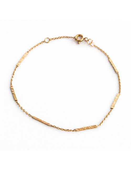 Bracelet fil rebel grungé - Or jaune 750 millièmes (18 carats)