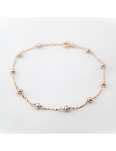 Bracelet nuance rosé - Or jaune 750 millièmes (18 carats)
