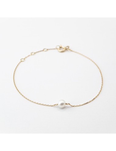 Bracelet mélodie perle d’eau douce - Or jaune ou rose 750 millièmes (18 carats)