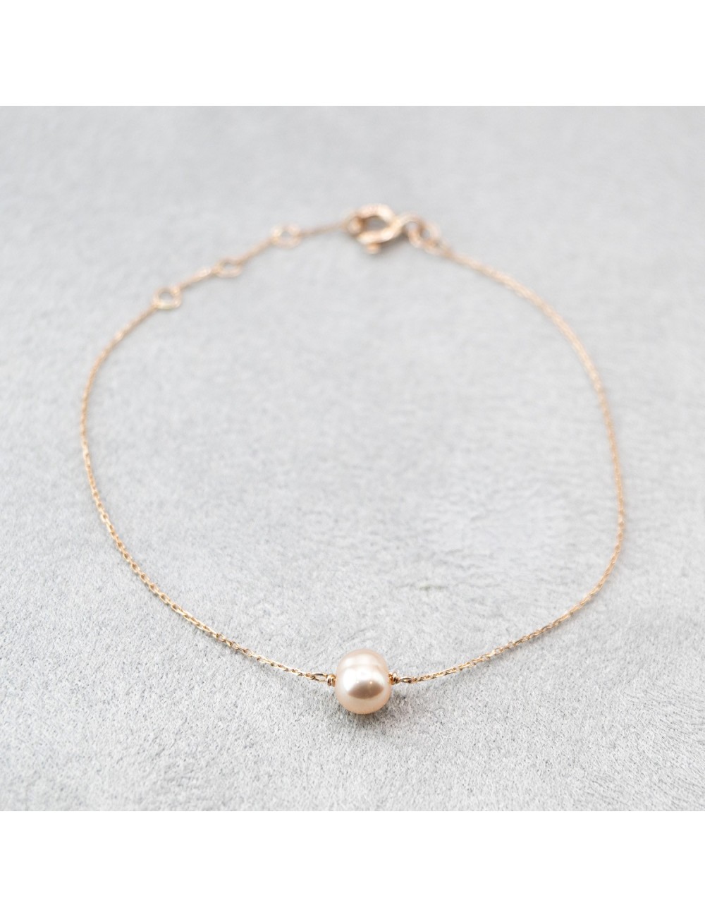 Bracelet mélodie lavande - Or jaune ou rose 750 millièmes (18 carats)