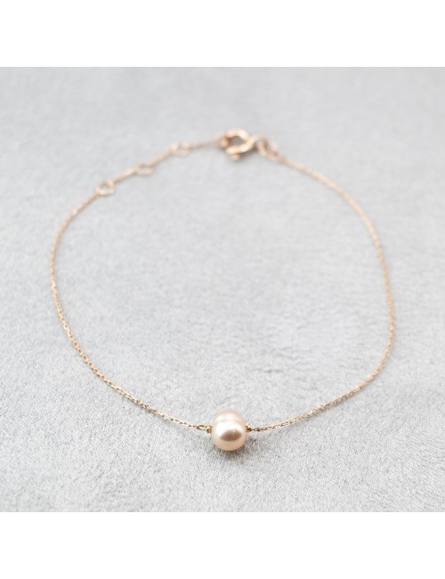 Bracelet mélodie lavande - Or jaune ou rose 750 millièmes (18 carats)