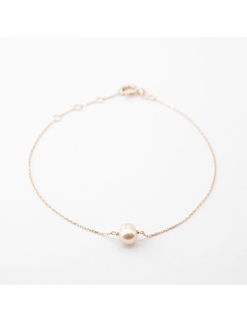 Bracelet mélodie lavande - Or jaune ou rose 750 millièmes (18 carats)