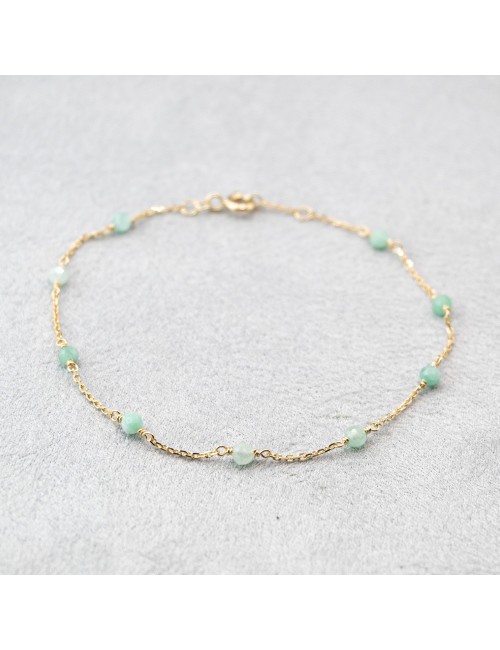Bracelet émeraudes enchantées - Or jaune 750 millièmes (18 carats)