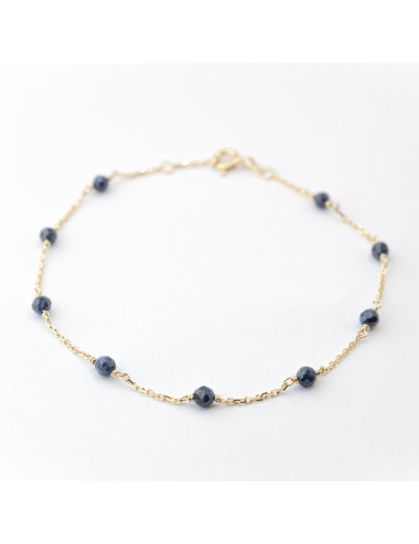 Bracelet saphirs enchantées - Or jaune 750 millièmes (18 carats)