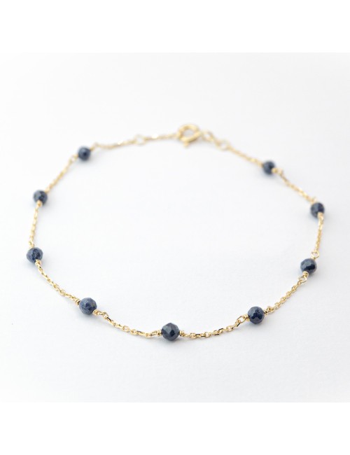 Bracelet saphirs enchantées - Or jaune 750 millièmes (18 carats)