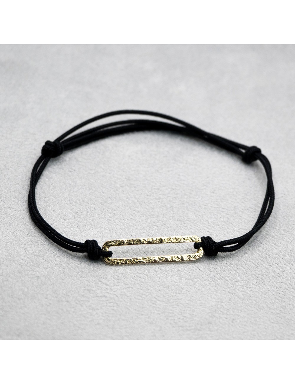 Bracelet piste pour homme ou femme petit modèle - Or jaune, blanc ou rose 750 millièmes (18 carats)