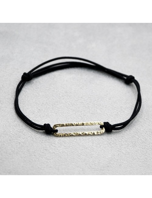 Bracelet piste pour homme ou femme petit modèle - Or jaune, blanc ou rose 750 millièmes (18 carats)