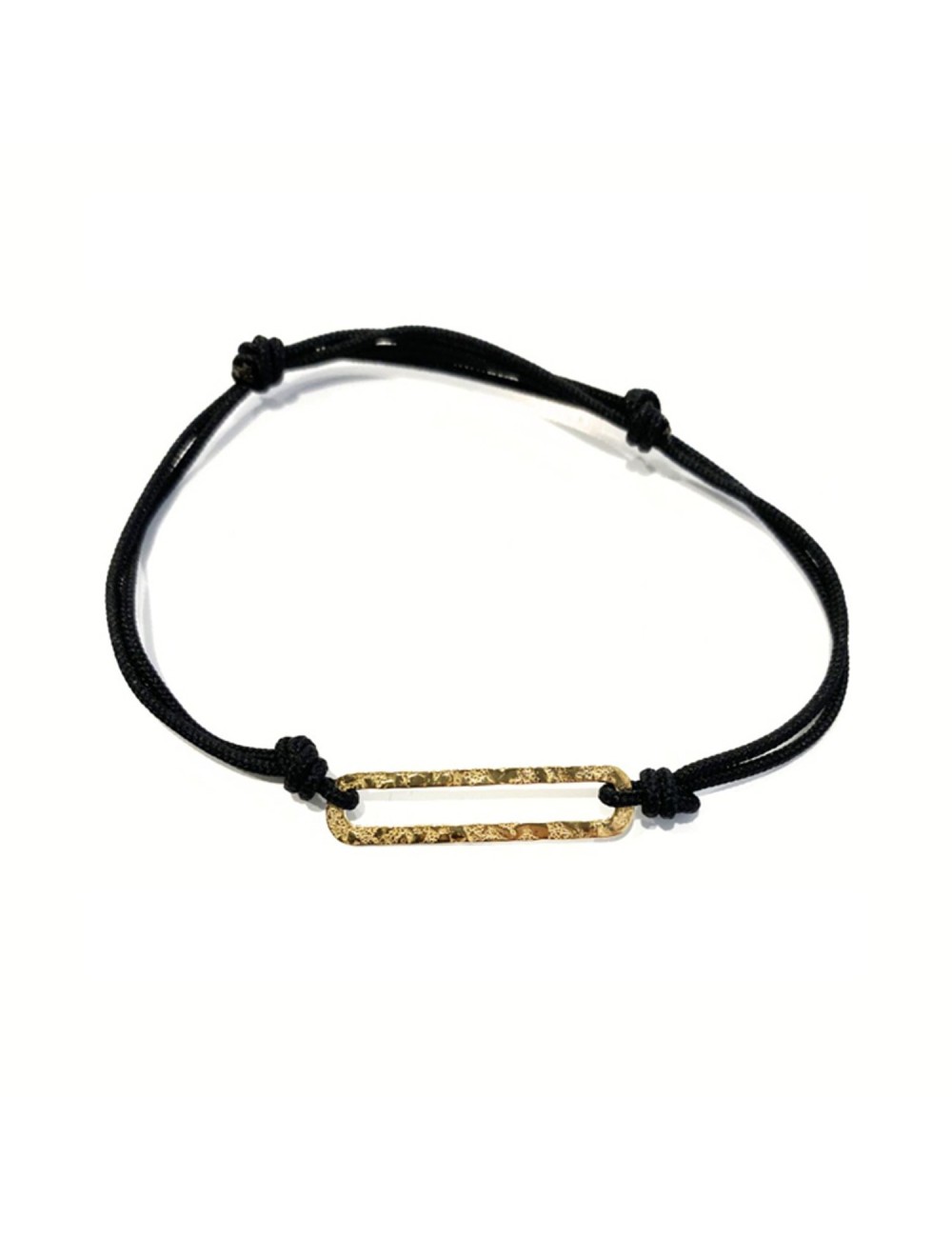 Bracelet piste pour homme ou femme petit modèle - Or jaune, blanc ou rose 750 millièmes (18 carats)