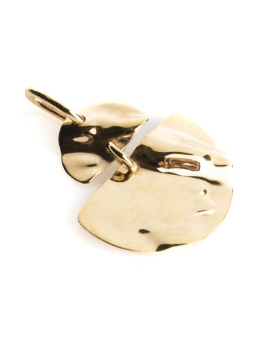 Pendentif duo organique - Or jaune 750 millièmes (18 carats)