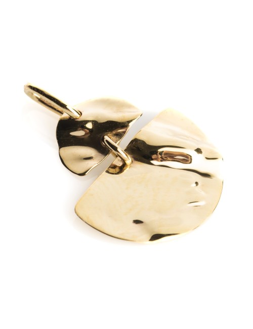 Pendentif duo organique - Or jaune 750 millièmes (18 carats)