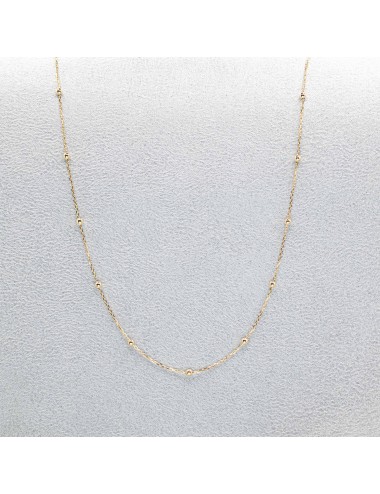 Collier orné de 15 boules d'Or - Or Jaune 750 millièmes (18 carats)