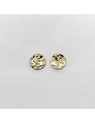 Boucles d’oreilles rond sauvage - Or jaune 750 millièmes (18 carats)