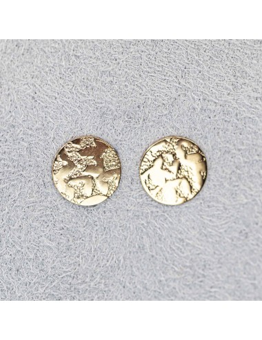 Boucles d’oreilles rond sauvage - Or jaune 750 millièmes (18 carats)