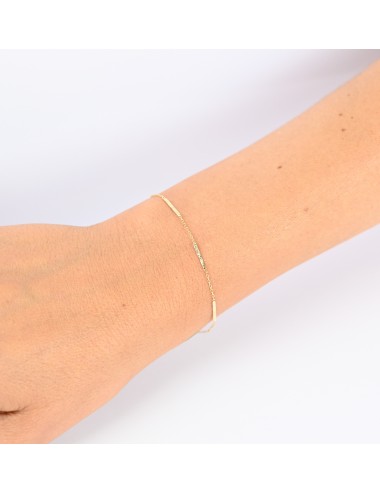 Bracelet fil rebel grungé - Or jaune 750 millièmes (18 carats)