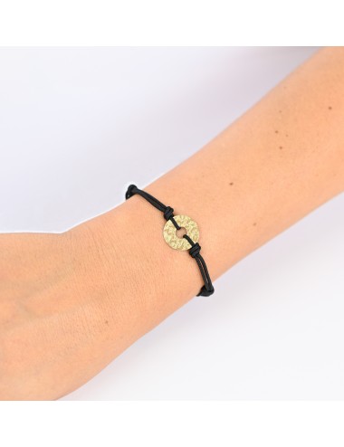 Bracelet donut pour homme ou femme petit modèle - Or jaune, blanc ou rose 750 millièmes (18 carats)