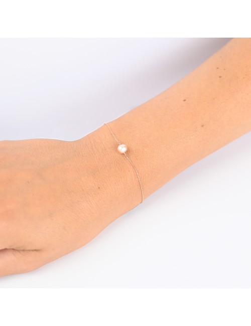 Bracelet mélodie lavande - Or jaune ou rose 750 millièmes (18 carats)