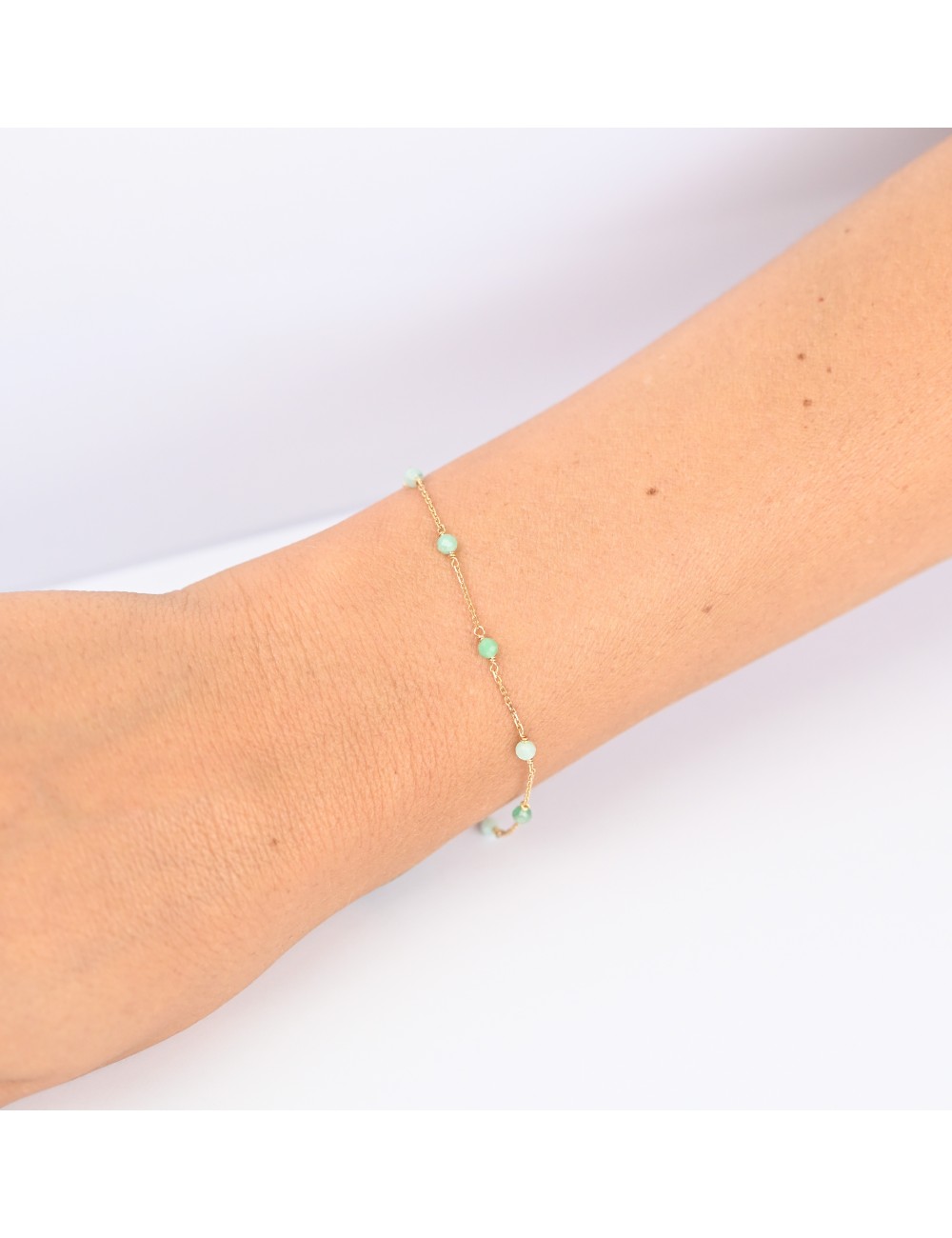 Bracelet émeraudes enchantées - Or jaune 750 millièmes (18 carats)