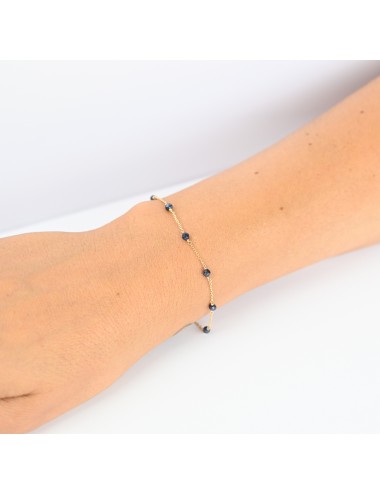 Bracelet saphirs enchantées - Or jaune 750 millièmes (18 carats)
