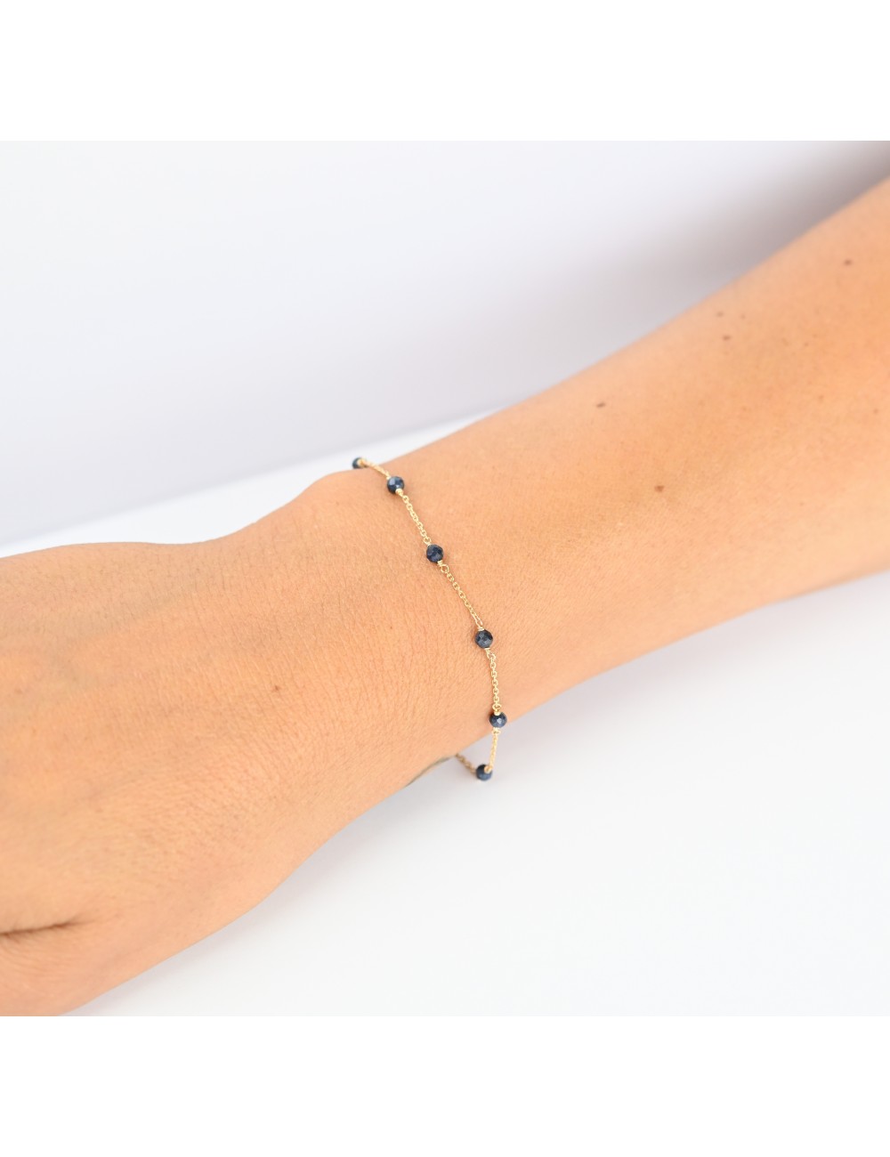 Bracelet saphirs enchantées - Or jaune 750 millièmes (18 carats)