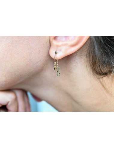 Boucles d’oreilles infini en mouvement - Or jaune ou blanc 375 millièmes (9 carats)