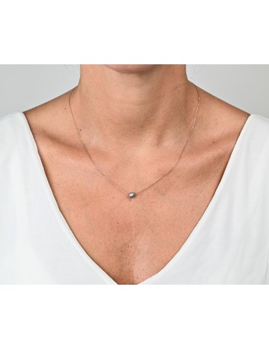 Collier mélodie grise - Or jaune ou rose 750 millièmes (18 carats)