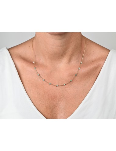 Collier émeraudes enchantées - Or jaune 750 millièmes (18 carats)