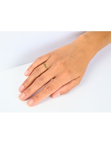 Bague infini grunge - Or jaune ou blanc 375 millièmes (9 carats)
